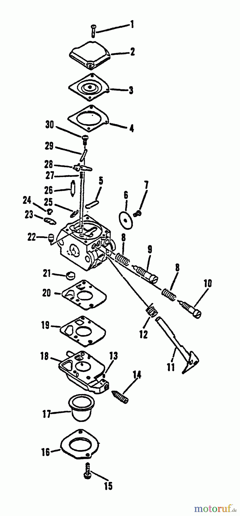 Echo Bläser / Sauger / Häcksler / Mulchgeräte ES-2000 - Echo Shredder/Vacuum, S/N: 007942 - 999999 Carburetor