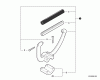 Echo PE-311 - Edger, S/N: 10001001 - 10999999 Listas de piezas de repuesto y dibujos Loop Handle