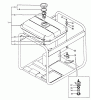 Echo EG-4300 - Portable Generator, S/N: 00000 - 00845 Pièces détachées FUEL TANK