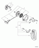 Echo ES-211 - Shredder/Vacuum, S/N: 09001001 - 09999999 Listas de piezas de repuesto y dibujos Starter, Side Handle