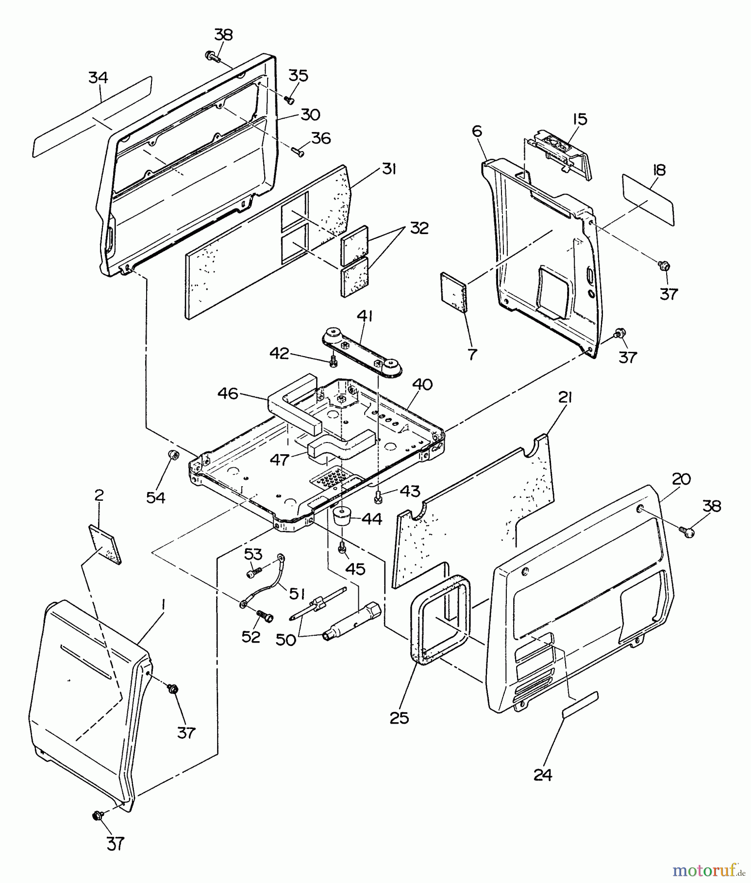 Echo Stromerzeuger EG-650 - Echo Portable Generator External Covers
