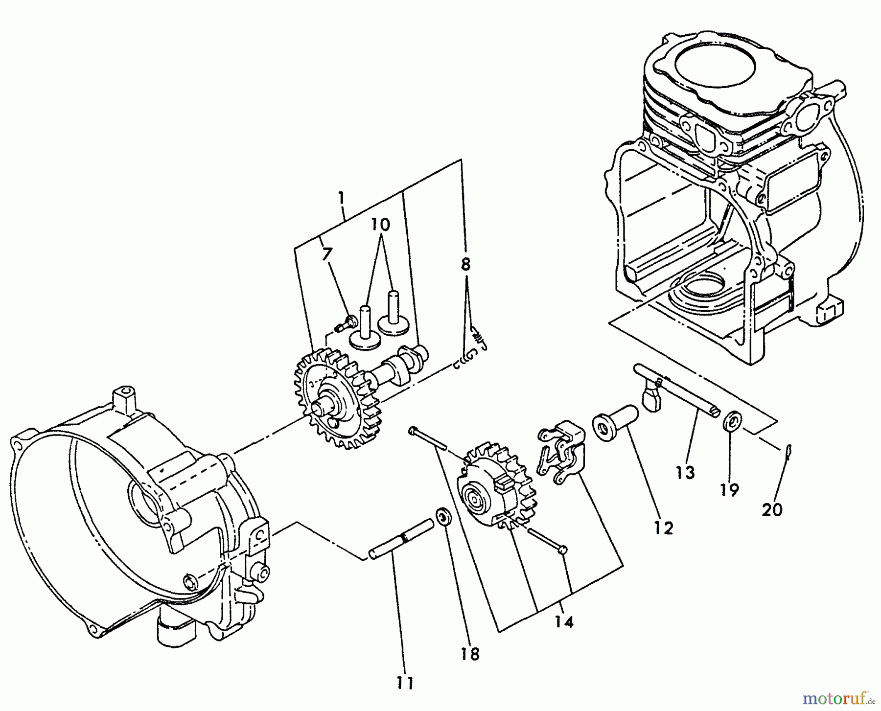 Echo Stromerzeuger EG-750 - Echo Portable Generator Camshaft