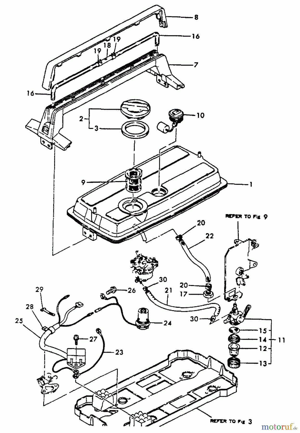 Echo Stromerzeuger EG-750 - Echo Portable Generator Fuel System, Oil Sensor