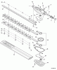 Echo 99944200485 - Hedge Trimmer Attachment Listas de piezas de repuesto y dibujos Gear Case, Blades
