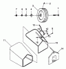 Echo LMC-212 - Walk-Behind Lawn Mower Listas de piezas de repuesto y dibujos Wheels, Bagger Asy