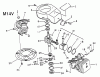Echo M14V C3X0 - Lawn Mower Engine Listas de piezas de repuesto y dibujos Engine, Fan Housing, Engine Mount