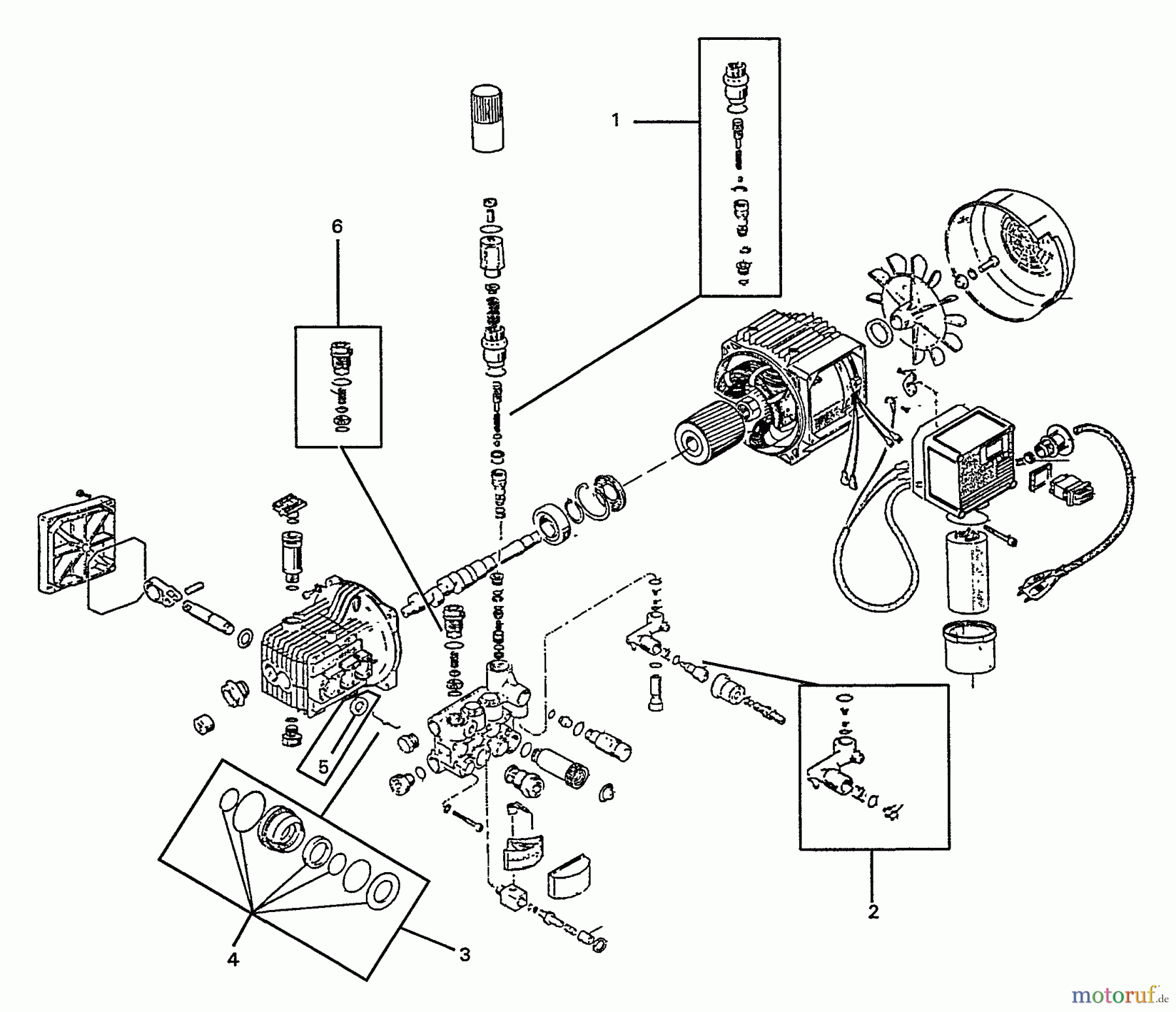  Echo Hochdruckreiniger HPP-1890 - Echo Pressure Washer, S/N: 2457 - 2912 (1992 Models) Rebuild Kits