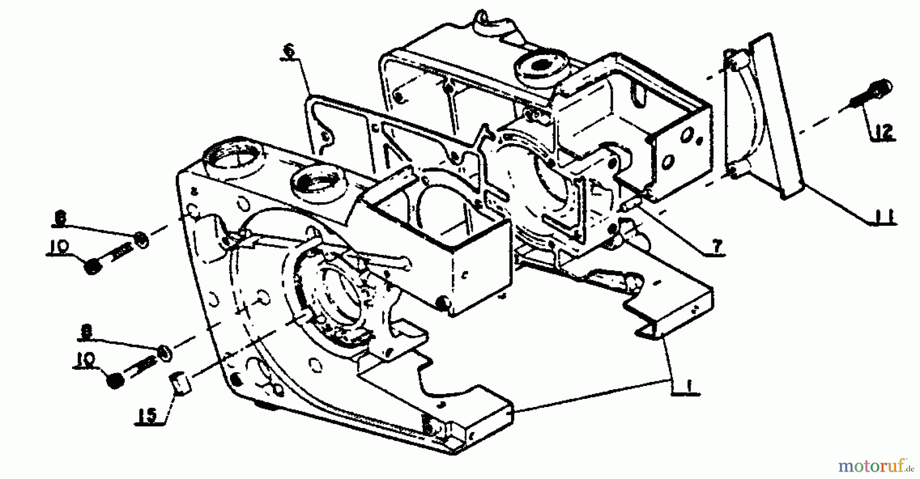 Echo Sägen, Kettensägen CS-302 - Echo Chainsaw Crankcase