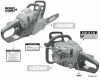 Echo CS-310 - Chainsaw, S/N: C23926001001 - C23926999999 Spareparts Labels