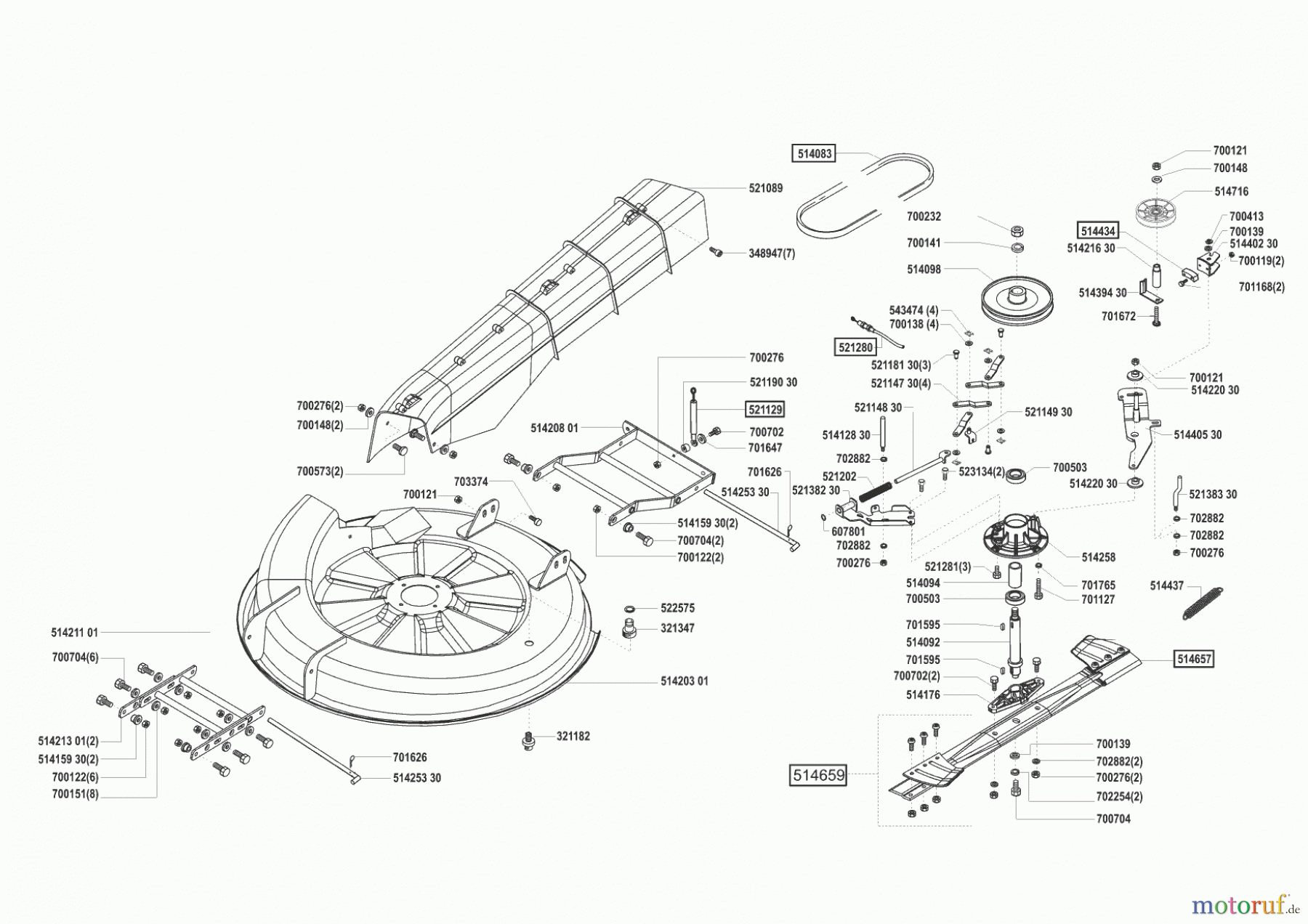  AL-KO Gartentechnik Rasentraktor T-800 SA ab 06/2002 Seite 5