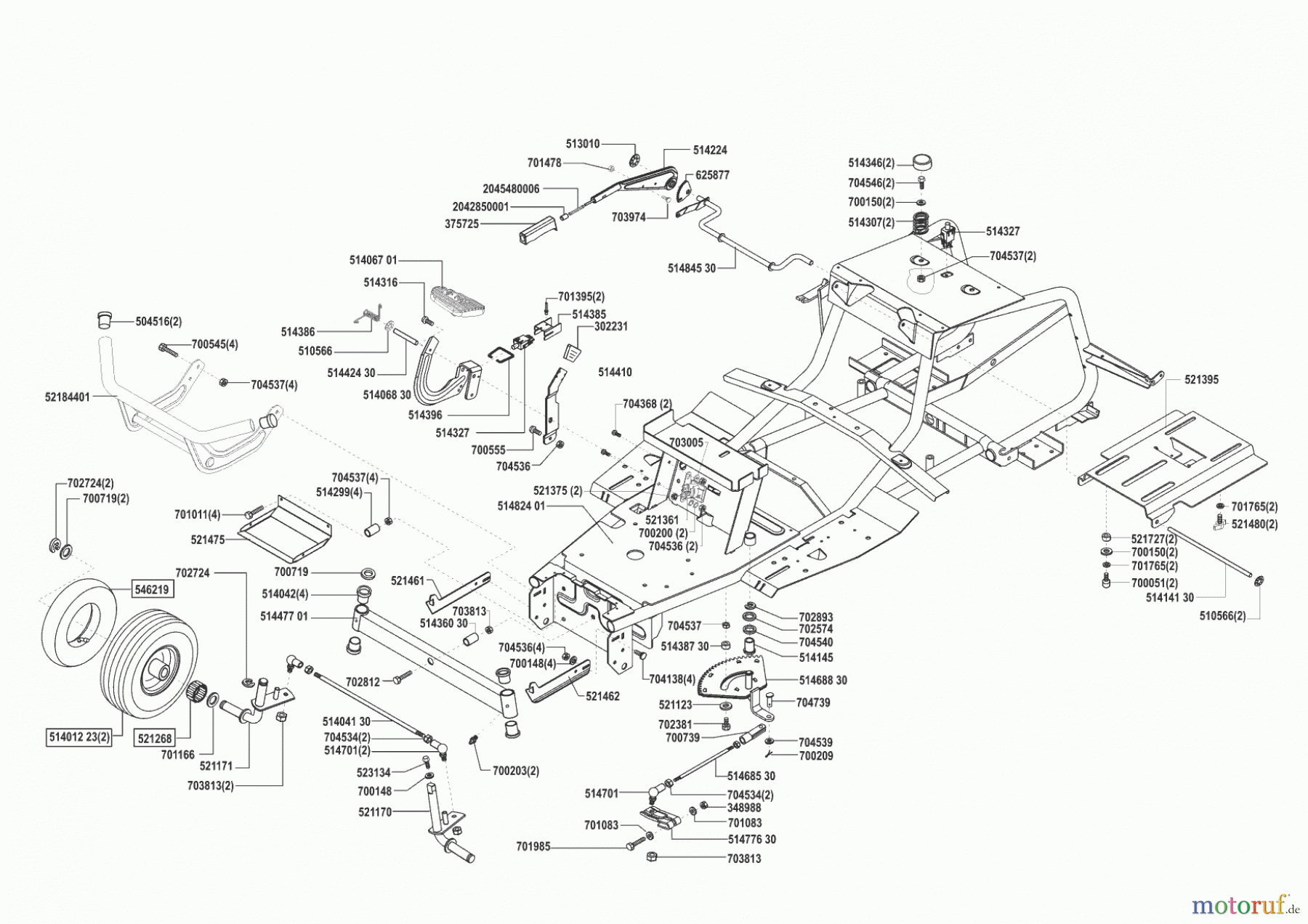  Sigma Gartentechnik Rasentraktor T18-102 SG Seite 2