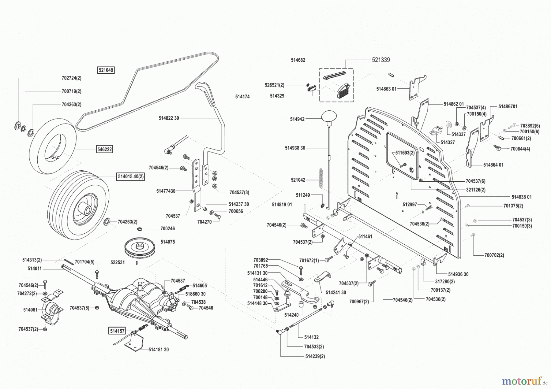  Sigma Gartentechnik Rasentraktor T18-102 SG Seite 3