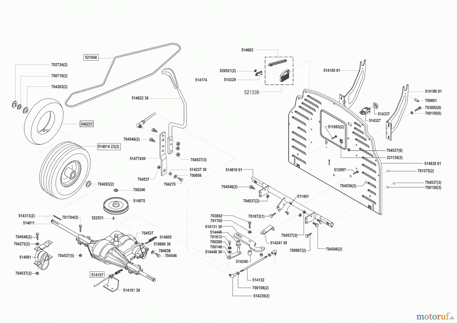  Concord Gartentechnik Rasentraktor T13-102 MAS Seite 3