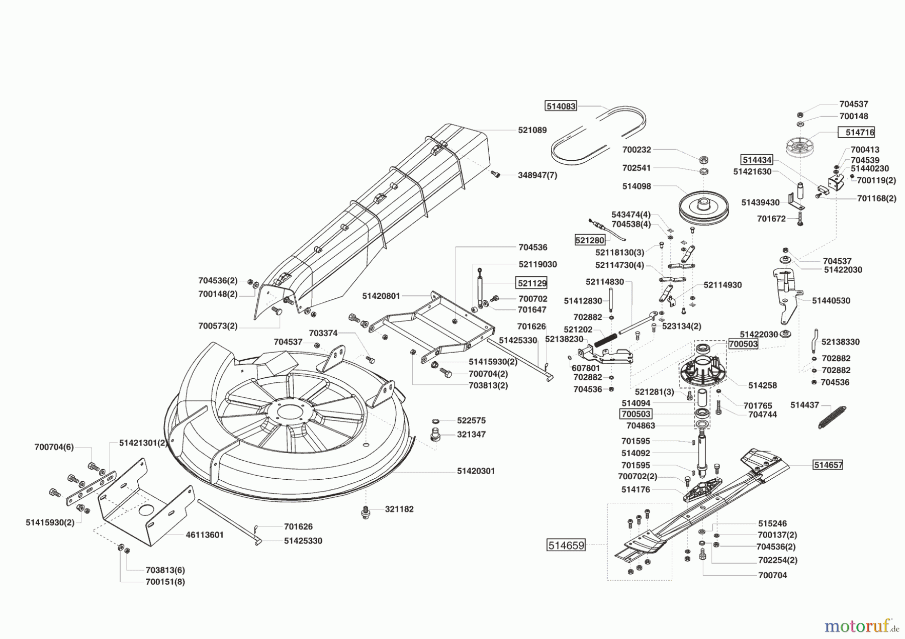  Sigma Gartentechnik Rasentraktor T 13/74 Seite 5
