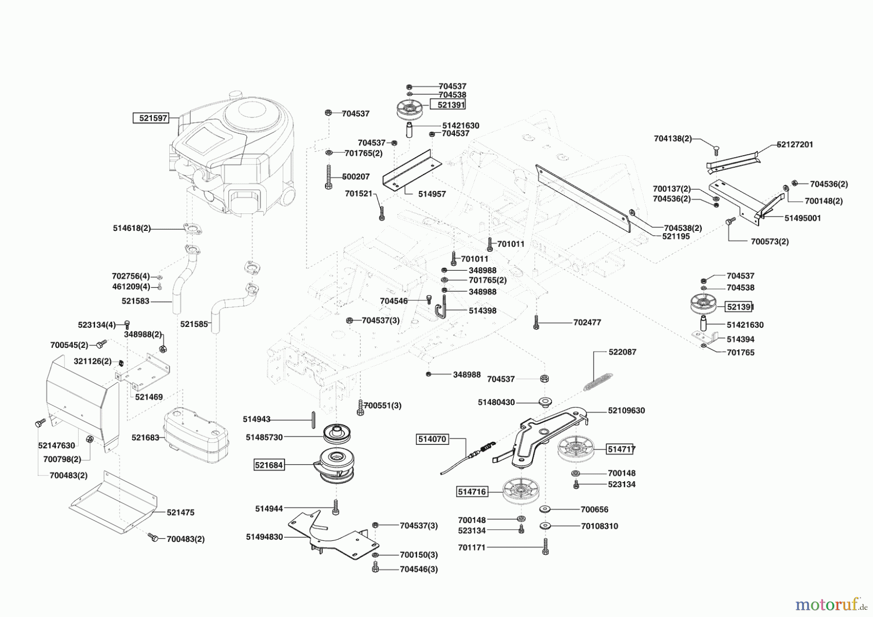  AL-KO Gartentechnik Rasentraktor T20-102 HDE-MK RAIFFEISEN Seite 4