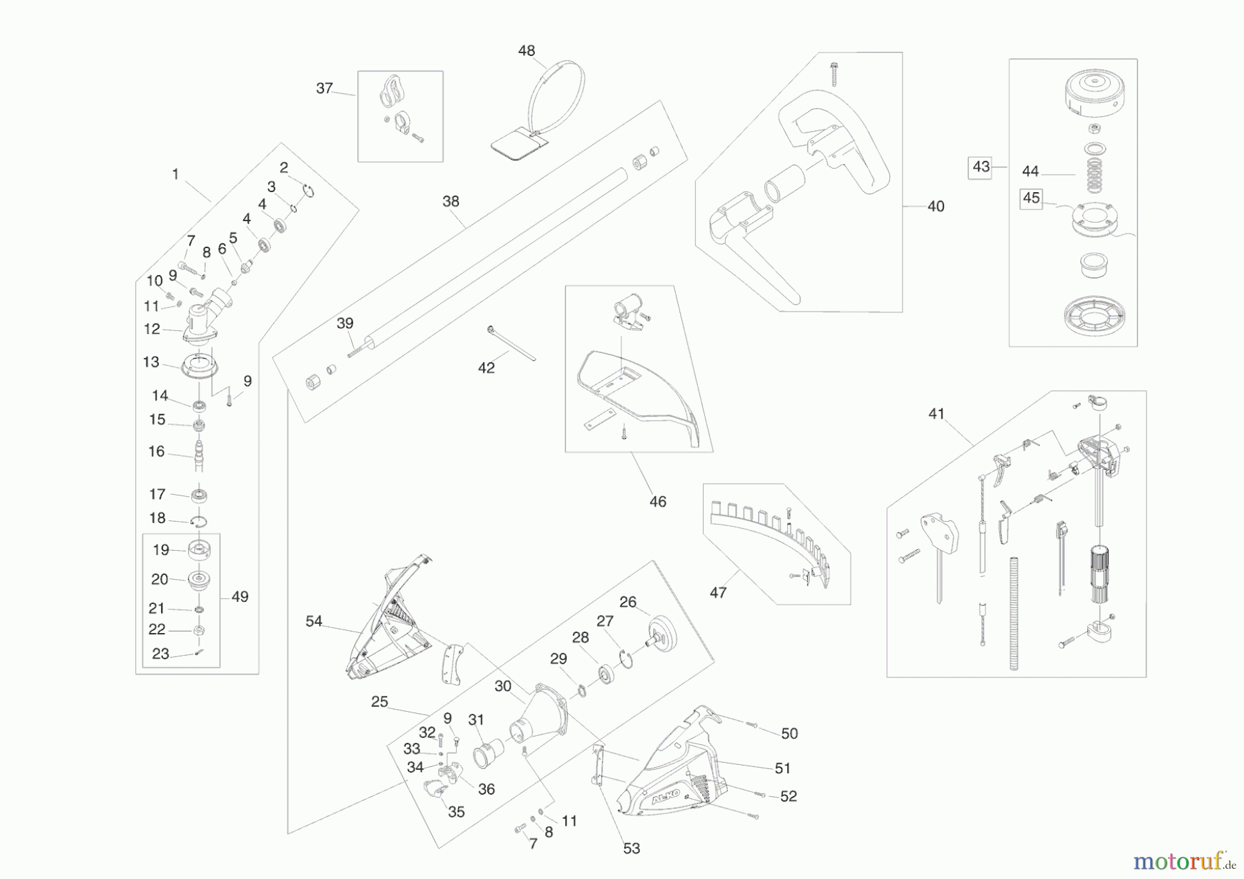  AL-KO Gartentechnik Motorsensen BC 410 Seite 1