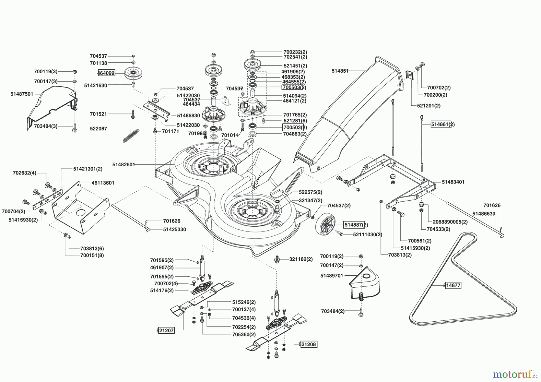  Concord Gartentechnik Rasentraktor T20-102 HDE Seite 5