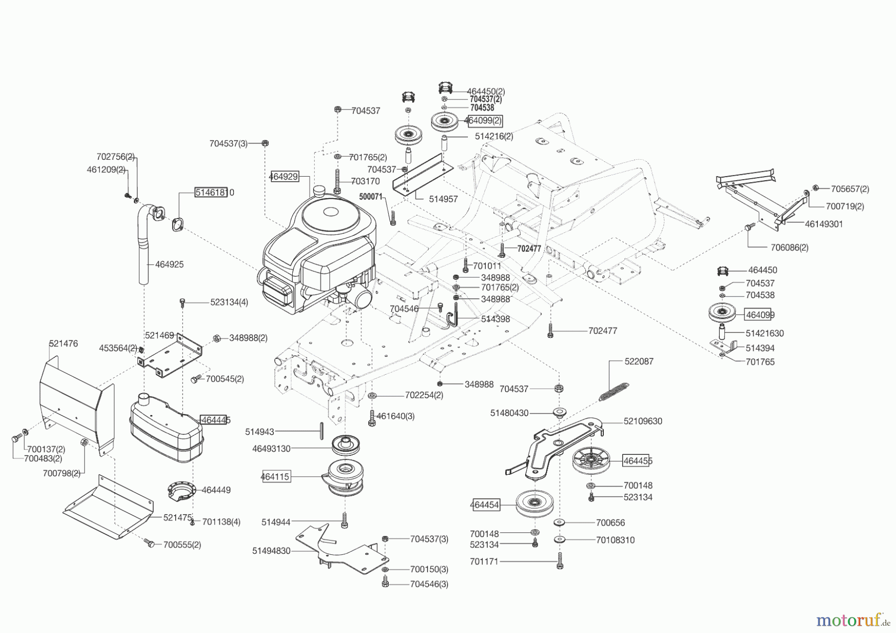  AL-KO Gartentechnik Rasentraktor Comfort T 954 HD-A  ab 03/2015 Seite 4