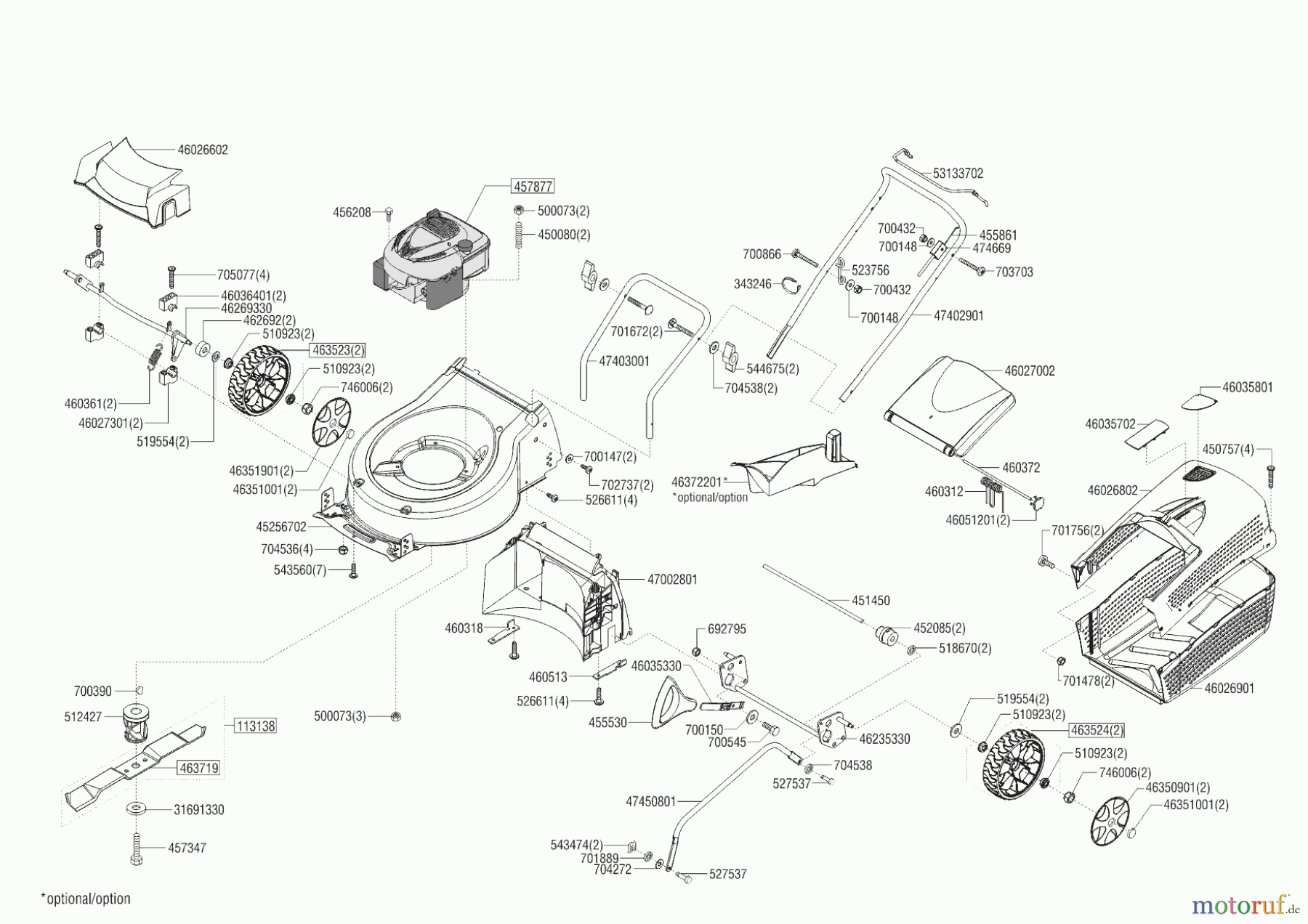  Solo by AL-KO Gartentechnik Benzinrasenmäher 4212 P-A  04/2021 Seite 1