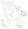 Husqvarna LTH 2042B (954571953) - Lawn Tractor (2004-01 & After) Listas de piezas de repuesto y dibujos Seat Assembly