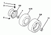 Husqvarna YT 150 (954840021) (HCYT150A) - Yard Tractor (1996-01 to 1996-03) Listas de piezas de repuesto y dibujos Wheels & Tires