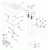 Husqvarna YT 180 (954140009A) - Yard Tractor (1997-01 & After) Listas de piezas de repuesto y dibujos Seat Assembly