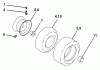 Husqvarna YT 180 (954140009A) - Yard Tractor (1997-01 & After) Listas de piezas de repuesto y dibujos Wheels & Tires