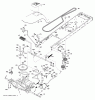 Husqvarna YT 1942 (96043002501) - Yard Tractor (2008-04 & After) Listas de piezas de repuesto y dibujos Drive