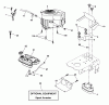 Husqvarna YTH 1542XP (96013000100) - Yard Tractor (2005-01 & After) Listas de piezas de repuesto y dibujos Engine
