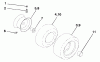 Husqvarna YTH 1542XPE (954567253) - Yard Tractor (2002-02 & After) Listas de piezas de repuesto y dibujos Wheels & Tires