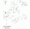 Husqvarna YTH 1746B (954567055) - Yard Tractor (2001-01 & After) Listas de piezas de repuesto y dibujos Engine