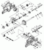 Husqvarna YTH 180 (954002761) (HC18VH42A) - Yard Tractor (1994-10 & After) Listas de piezas de repuesto y dibujos Hydro-Gear Transaxle