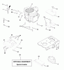 Husqvarna YTH 180 (954140010) (HCYTH180E) - Yard Tractor (1997-11 & After) Listas de piezas de repuesto y dibujos Engine
