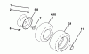 Husqvarna YTH 180 (954140010A) - Yard Tractor (1997-12 & After) Listas de piezas de repuesto y dibujos Wheels & Tires