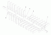Husqvarna DT 22 HNR (968999366) - Dethatcher (2005-11 & After) Listas de piezas de repuesto y dibujos Flail Reel Assembly