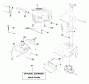 Husqvarna YTH 1848XPC (954567260) - Yard Tractor (2001-10 & After) Listas de piezas de repuesto y dibujos Engine