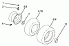Husqvarna YTH 1848XPF (954567260) - Yard Tractor (2002-11 & After) Listas de piezas de repuesto y dibujos Wheels & Tires