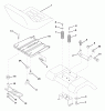 Husqvarna YTH 1842 (96013000201) - Yard Tractor (2005-01 & After) Listas de piezas de repuesto y dibujos Seat Assembly