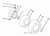 Husqvarna YTH 2042 (96043009201) - Yard Tractor (2010-02 & After) Listas de piezas de repuesto y dibujos Wheels And Tires