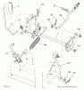 Husqvarna YTH 2042 (96043010601) - Yard Tractor (2010-02 & After) Listas de piezas de repuesto y dibujos Mower Lift
