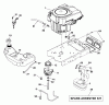 Husqvarna YTH 20F42T (960430005) (917.279240) - Yard Tractor (2006-05 & After) (Sears Craftsman) Listas de piezas de repuesto y dibujos Engine