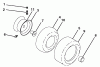 Husqvarna YTH 20F42T (960430005) (917.279240) - Yard Tractor (2006-05 & After) (Sears Craftsman) Listas de piezas de repuesto y dibujos Wheels And Tires