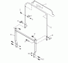 Husqvarna DTB 20 (968999191) - Dethatcher (2000-09 & After) Listas de piezas de repuesto y dibujos Handle Assembly