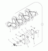 Husqvarna DT 20 (968999190) - Dethatcher (2000-09 & After) Listas de piezas de repuesto y dibujos Slicer Shaft Assembly