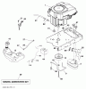 Husqvarna YTH 20K46 (96045001800) - Yard Tractor (2009-05 & After) Listas de piezas de repuesto y dibujos Engine