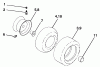 Husqvarna YTH 2148 (954572035) (LO21H48D) - Yard Tractor (2004-03 to 2005-04) Listas de piezas de repuesto y dibujos Wheels & Tires
