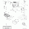 Husqvarna YTH 2148C (954571960) - Yard Tractor (2004-03 & After) Listas de piezas de repuesto y dibujos Engine/Fuel Tank/Muffler