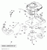 Husqvarna YTH 21K46 (96043009500) - Yard Tractor (2009-10 & After) Listas de piezas de repuesto y dibujos Engine