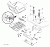 Husqvarna YTH 2348 (96045000502) - Yard Tractor (2008-04 & After) Listas de piezas de repuesto y dibujos Seat Assembly