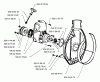 Husqvarna 132 HBV - Handheld Blower Vacuum (1991-11 to 1995-12) Listas de piezas de repuesto y dibujos Starter